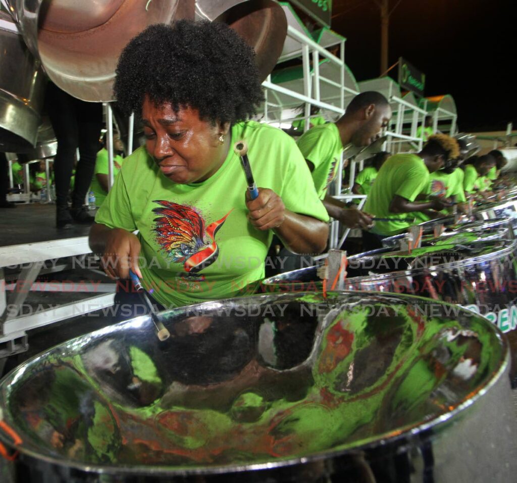 BP Renegades topped the large conventional steelband category in the Panorama semi-finals on Sunday. - File photo
