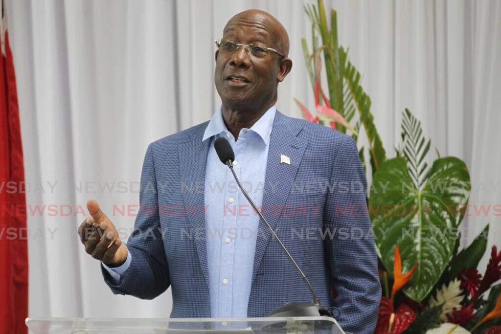 Dr Keith Rowley, prime minister of Trinidad and Tobago. - Photo by Marvin Hamilton