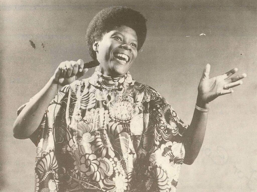 Singing Francine championed the female voice in calypso. - 