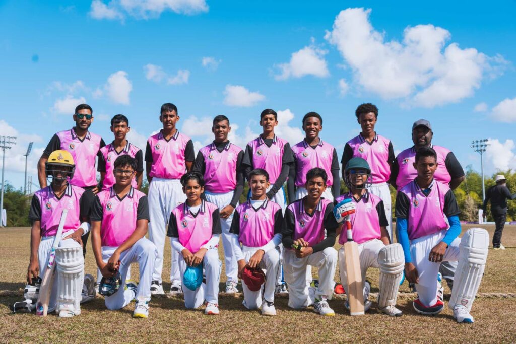 East Under-15 cricket team. - 