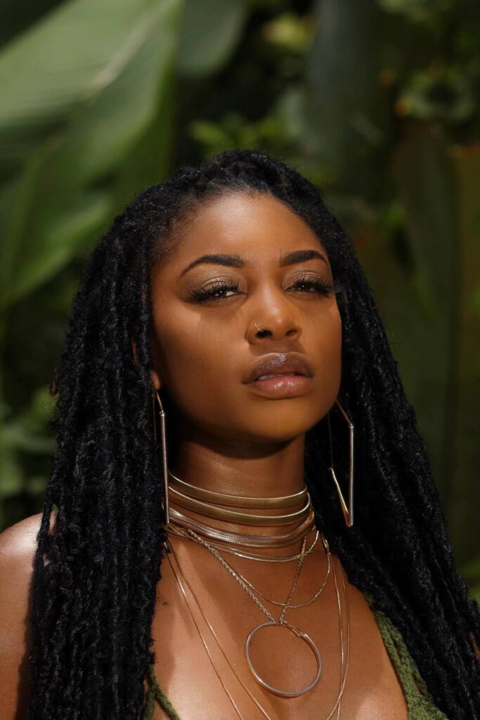 SINGER and songwriter Shereese Edmund, known to her fans by her sobriquet Mela Caribe, is living her dream with the success of her hit single, aptly called, DREAM. Photo courtesy Carlos Alexander - 