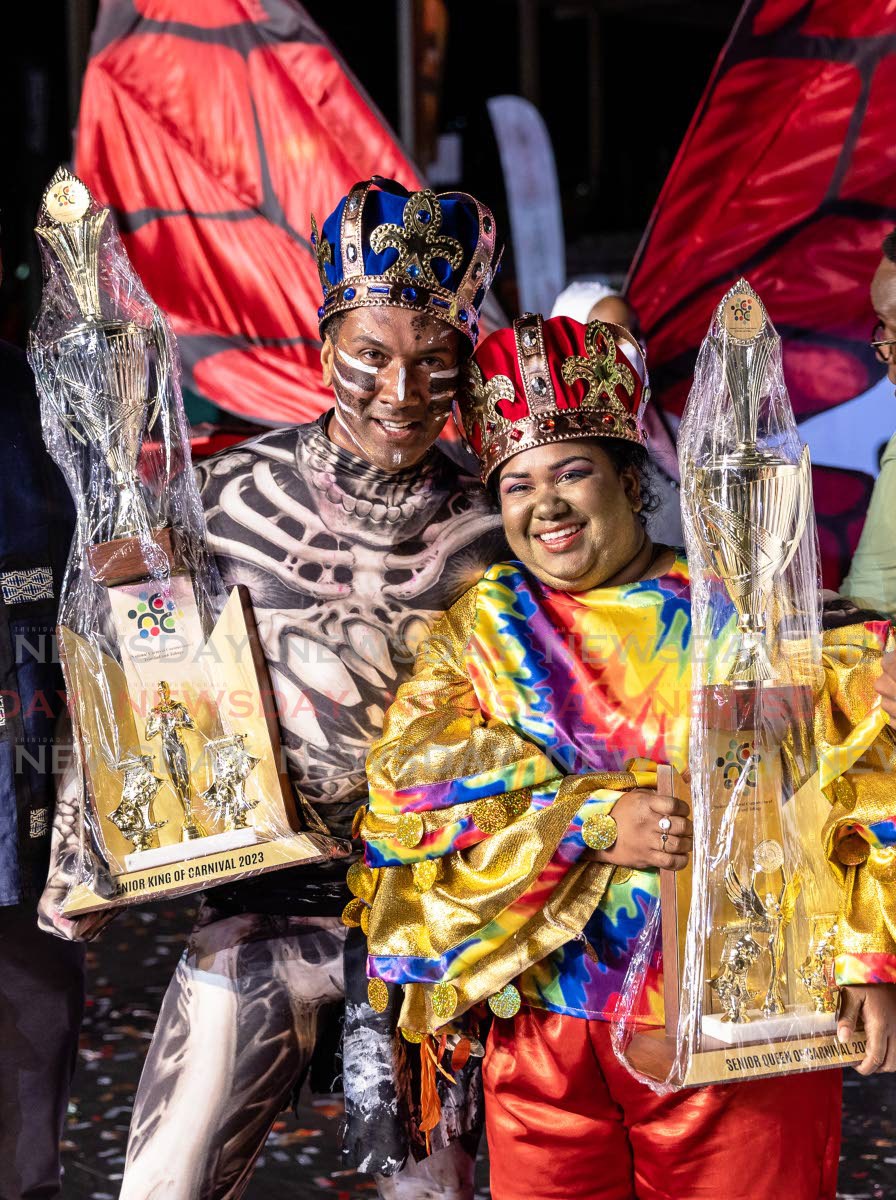 Mark, Nagassar crowned Carnival King and Queen Trinidad and Tobago