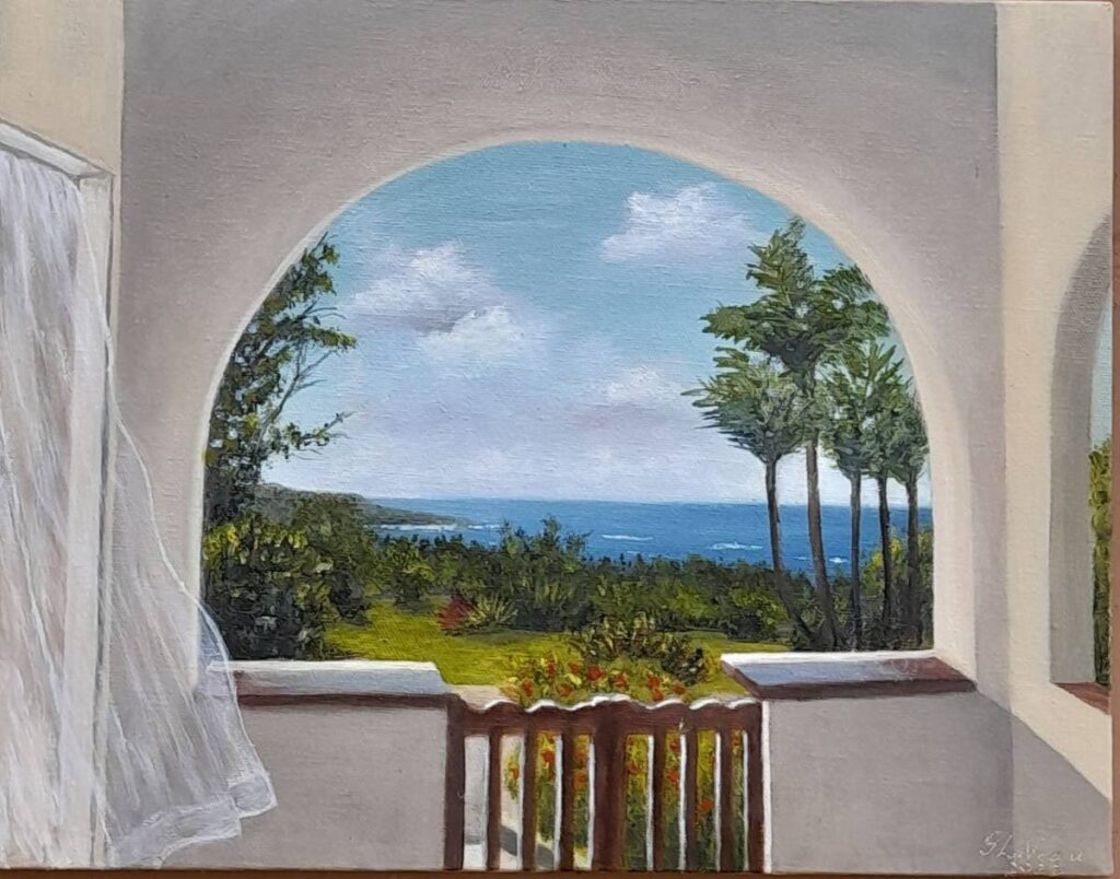 Minister Bay from Auntie's Patio by Giselle La Veau. - 