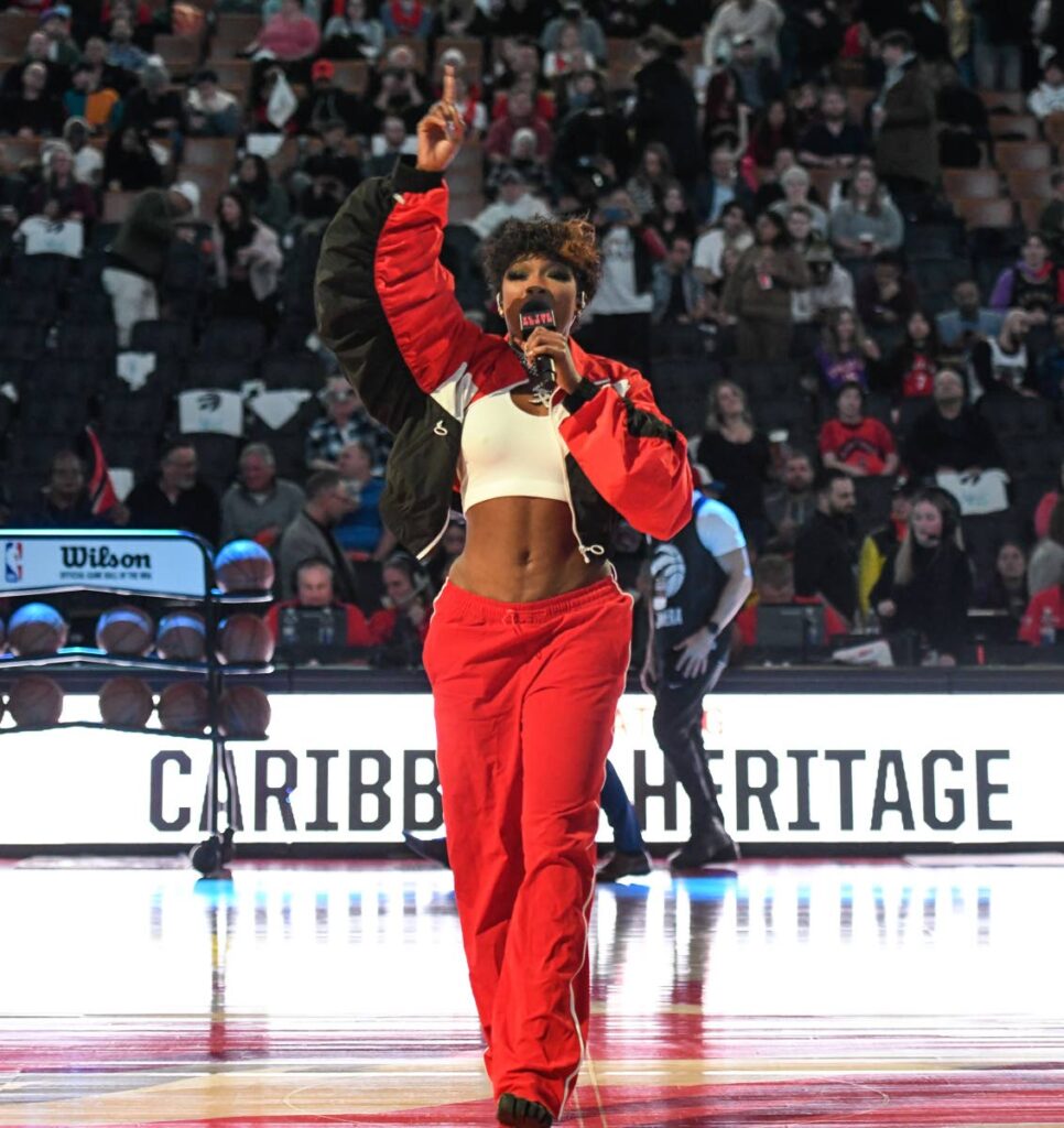 Patrice Roberts brings Caribbean vibe at NBA game