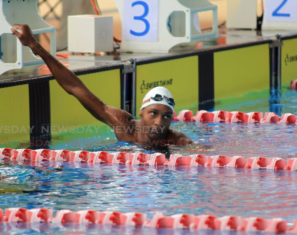 Trinidad and Tobago swimmer Nikoli Blackman - Lincoln Holder