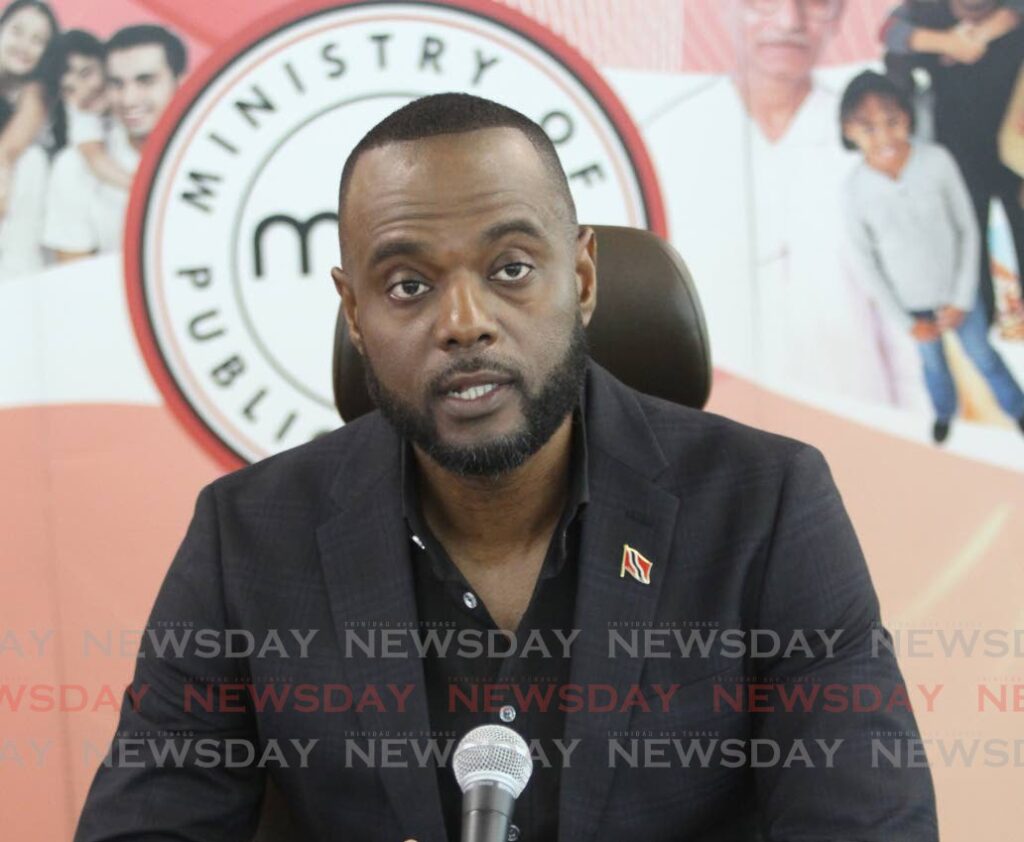 Minister of Public Utilities Marvin Gonzales - Photo by Angelo Marcelle