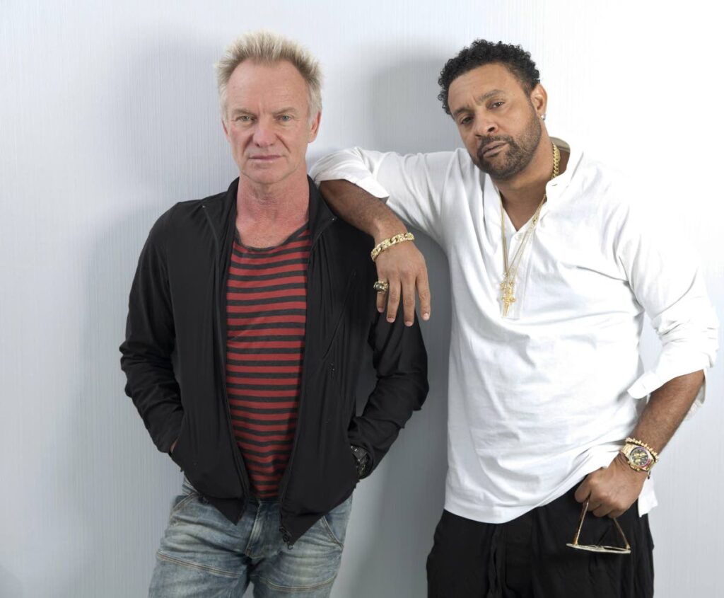 Sting, left, and Shaggy, right, will headline St Lucia Jazz & Arts Festival in May. 