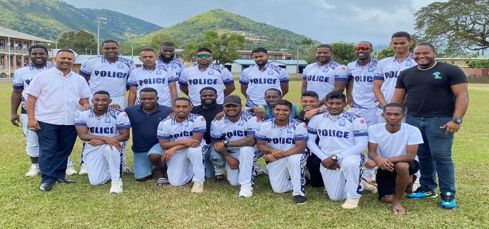 Police cricket team. - 