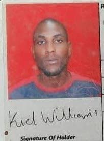SHOT DEAD: Kiel Williams.  - 
