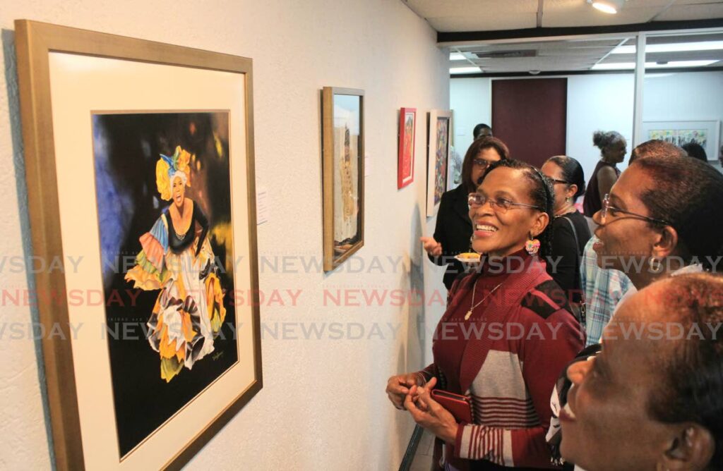 The 24 local and Venezuelan women cultivators will show their art until March 15 at the headquarters of the Venezuelan embassy on Victoria Avenue, Port of Spain. - Grevic Alvarado