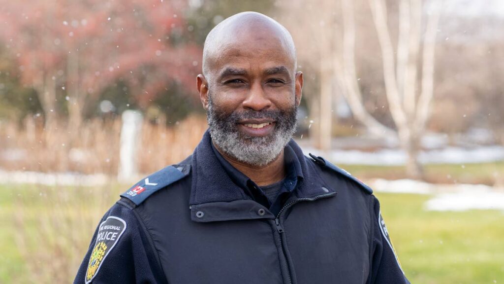 Recruiting officer at the Peel Regional Police Service, Canada, Perry Samuel. - Elizabeth Gonzales