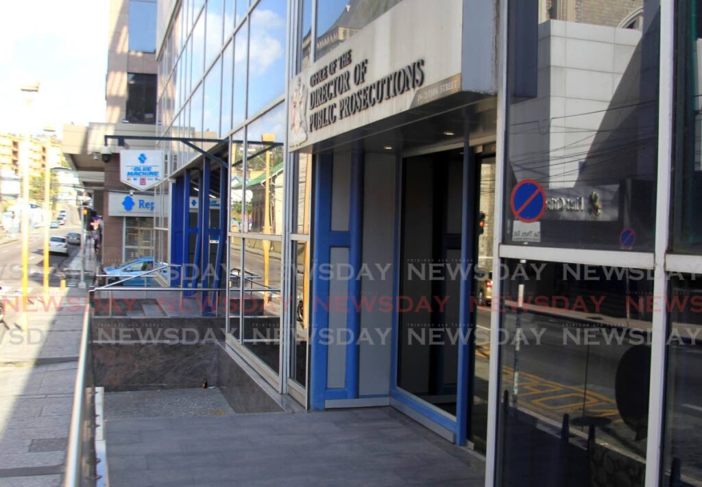 EMPTY: The unoccupied Office of the DPP building on Park Street in East Port of Spain. FILE PHOTO - 
