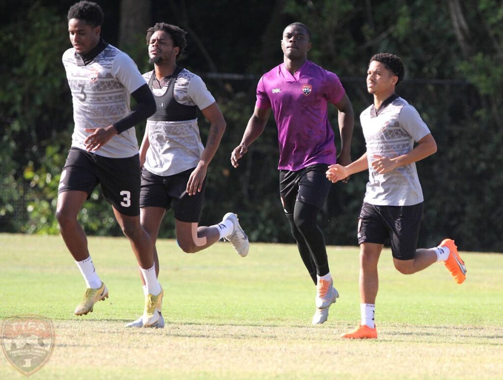 Trinidad and Tobago's senior men's team take part in a training session, on Monday, in Ft Laurderdale, FL ahead of the team's Nations League match against the Bahamas, on Friday, in Nassau, Bahamas.  - TTFA Media