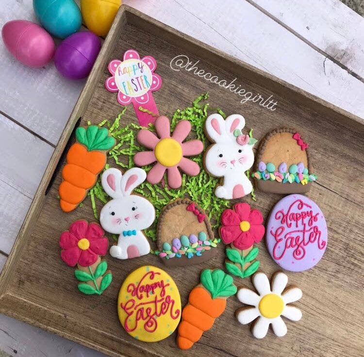 Easter cookies by the CookieGirlTT, Priya Chanderbally Paul. Photo courtesy Priya Chanderbally Paul