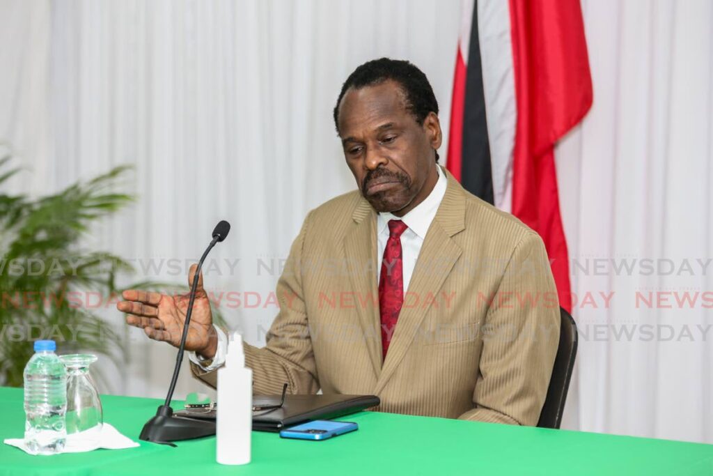 National Security Minister Fitzgerald Hinds. File photo - 