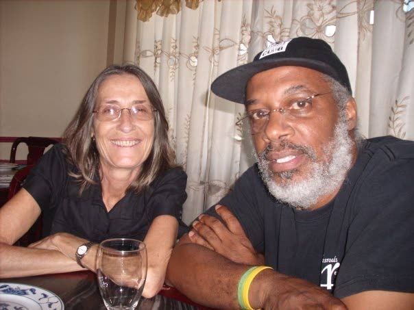 In this 1987 photo, Mary and Tony Hall are seen after they moved to Tobago. She later started the MK Hall Community School in 1994. - 