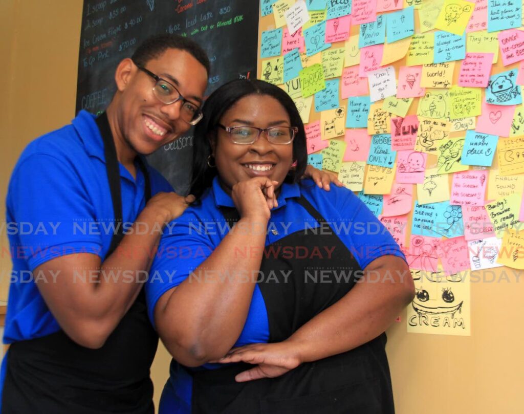 Jovon and Ren Browne, owners of Milk and Honey dairy-free ice cream brand. - AYANNA KINSALE