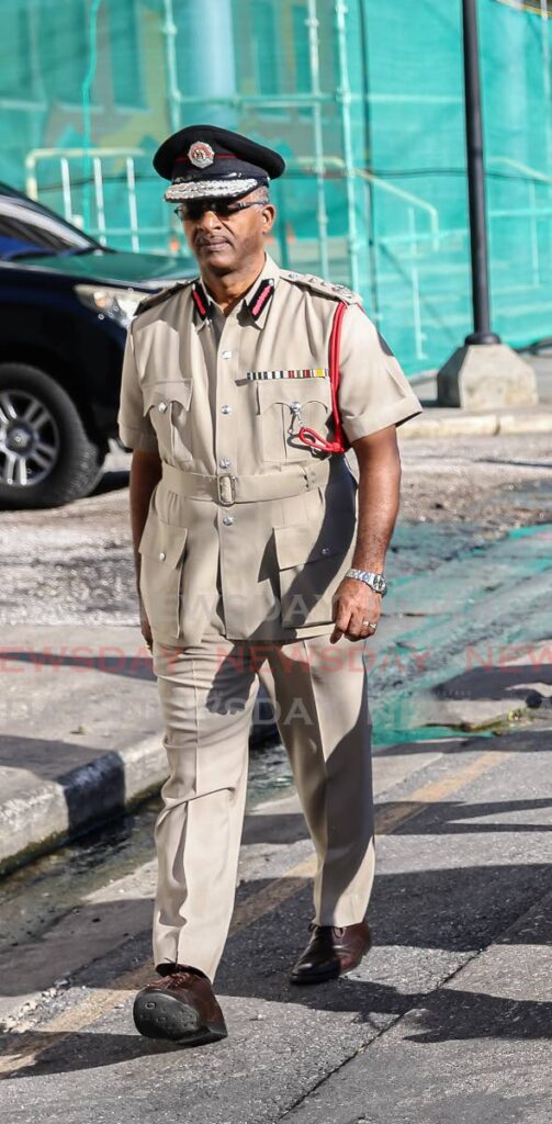 In this file photo, Chief Fire Officer Arnold Bristo was captured on Abercromby Street, Port of Spain on February 21. - File Photo/ JEFF K. MAYERS