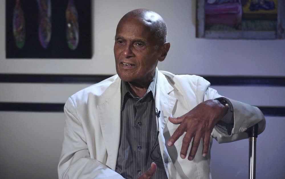 This image released by Peacock shows Harry Belafonte in a scene from the documentary The Sit-In, about a week in 1968 when Belafonte filled in as host of The Tonight Show. The film airs Friday.   - via AP