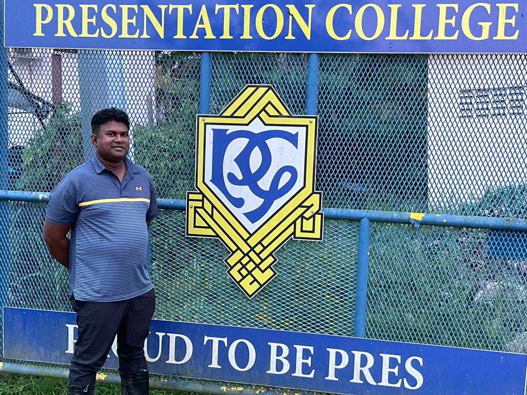 Presentation College San Fernando cricket coach Rydell Ramsaran