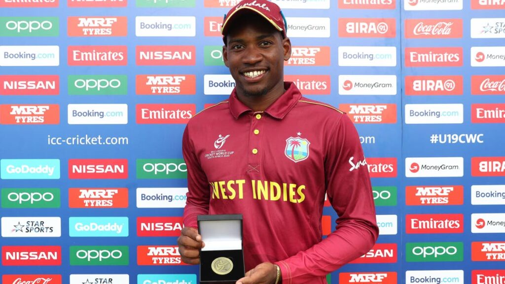 WI Academy all-rounder Nyeem Young. - File photo