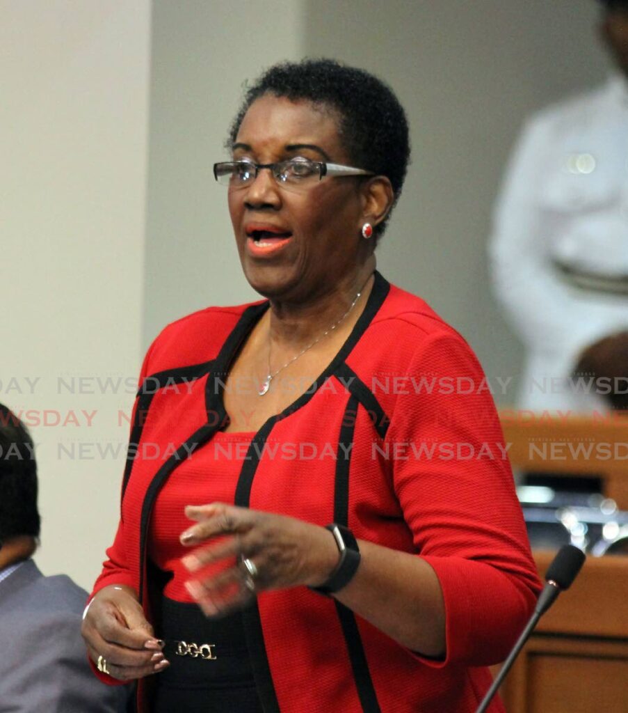 ANGRY: Independent Senator and JSC on Human Rights, Equality and Diversity member Hazel Thompson-Ahye. FILE PHOTO - 