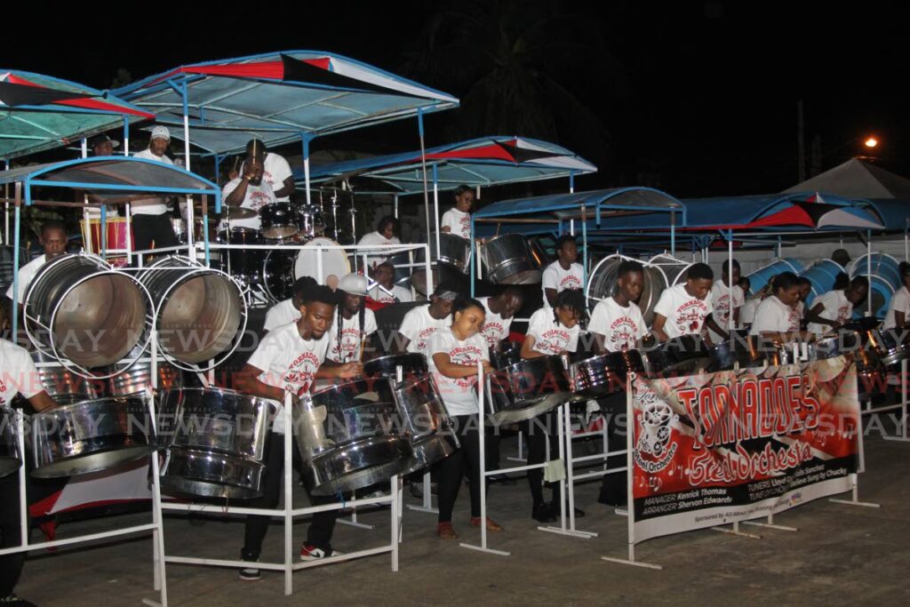 Point Fortin's Tornadoes Steel Orchestra . - Marvin Hamilton