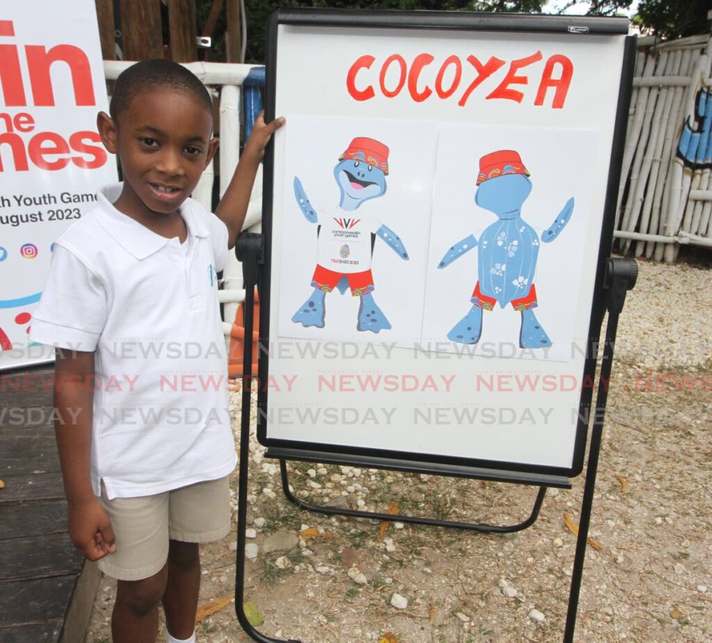 In March Djibril Annisette won the Trinbago 2023 Commonwealth Youth Games mascot with his design of a turtle named Cocoyea. - Angelo Marcelle