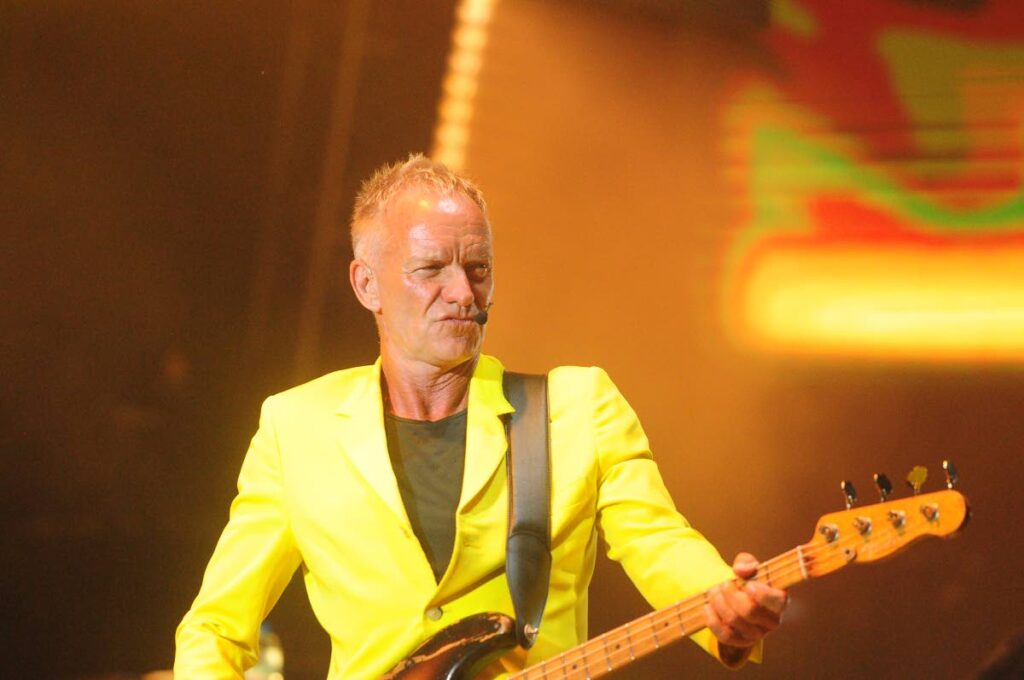 International artiste Sting performs at St Lucia St Lucia Jazz & Arts Festival