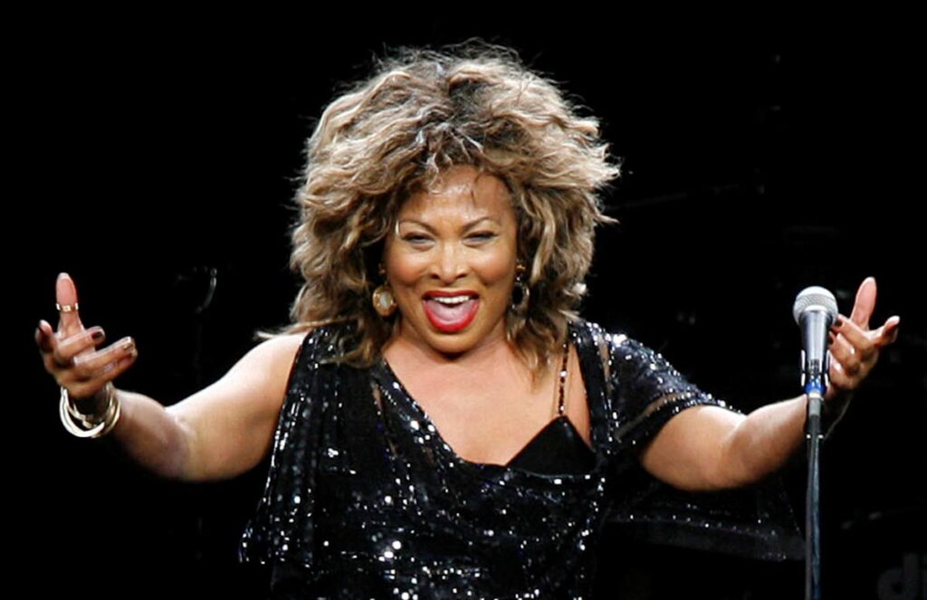 Tina Turner performs in a concert in Cologne, Germany. AP PHOTO - 