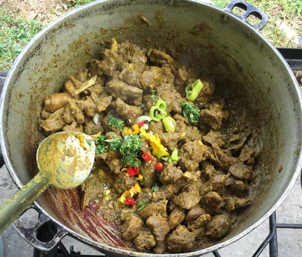 Curried chicken. Photo courtesy Verune Sookhai - 