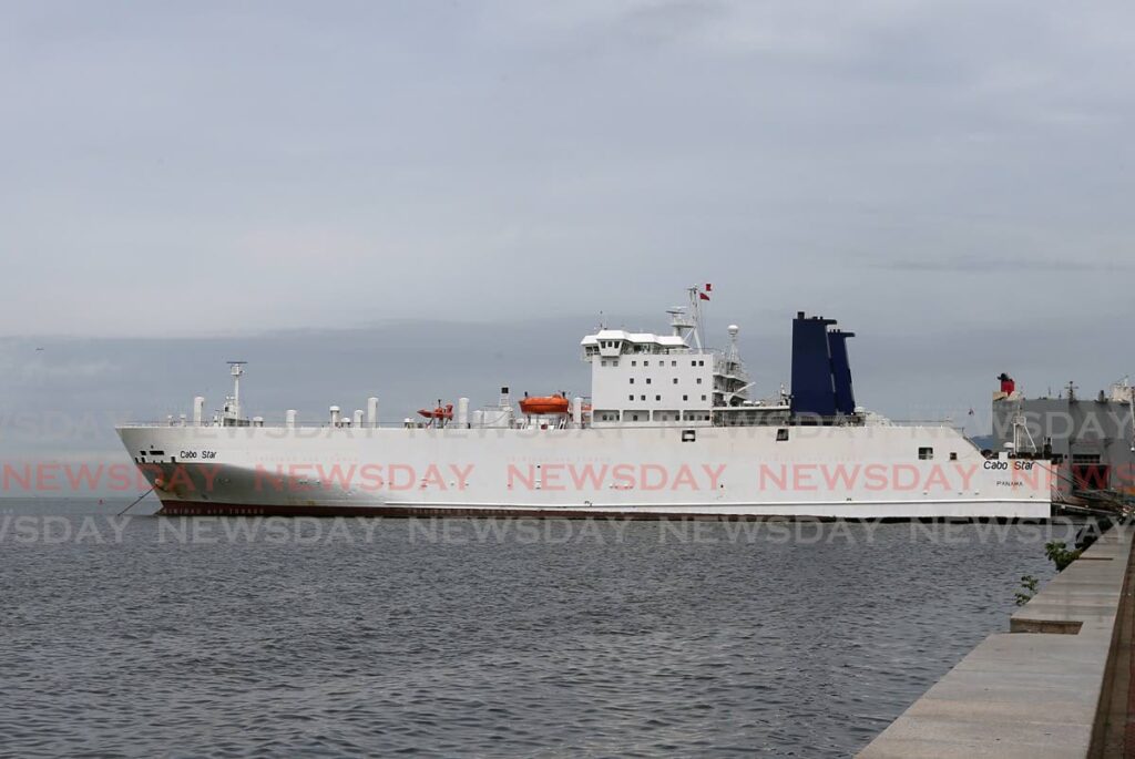 DOWN FOR REPAIRS: The MV Cabo Star, the only dedicated cargo vessel on the seabridge. FILE PHOTO  - 