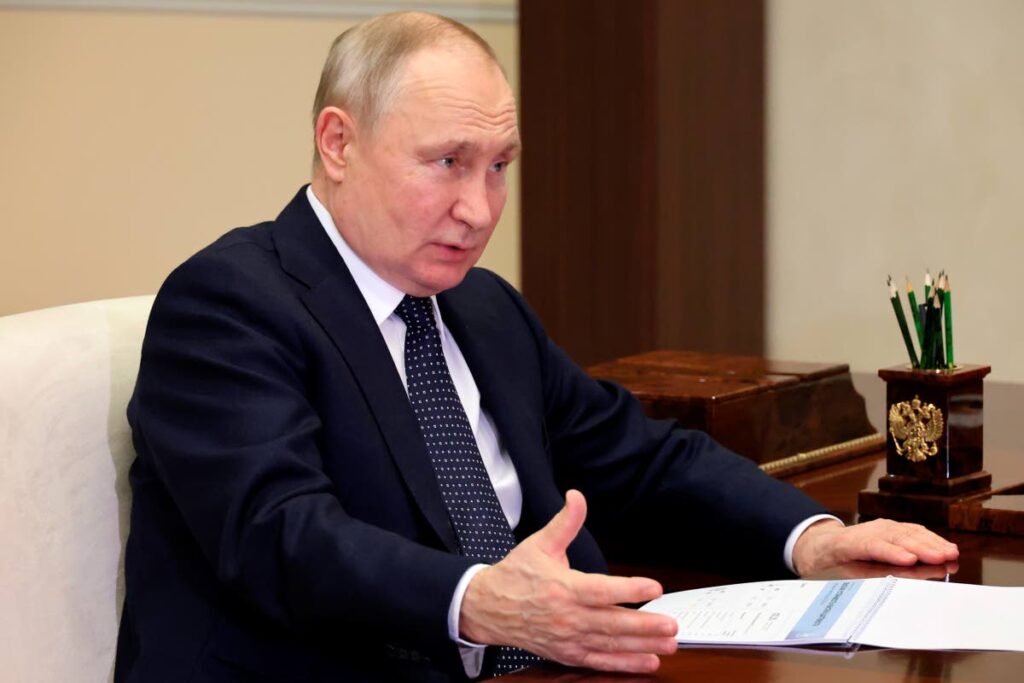 Russian President Vladimir Putin. Sputnik, Kremlin Pool Photo via AP - 