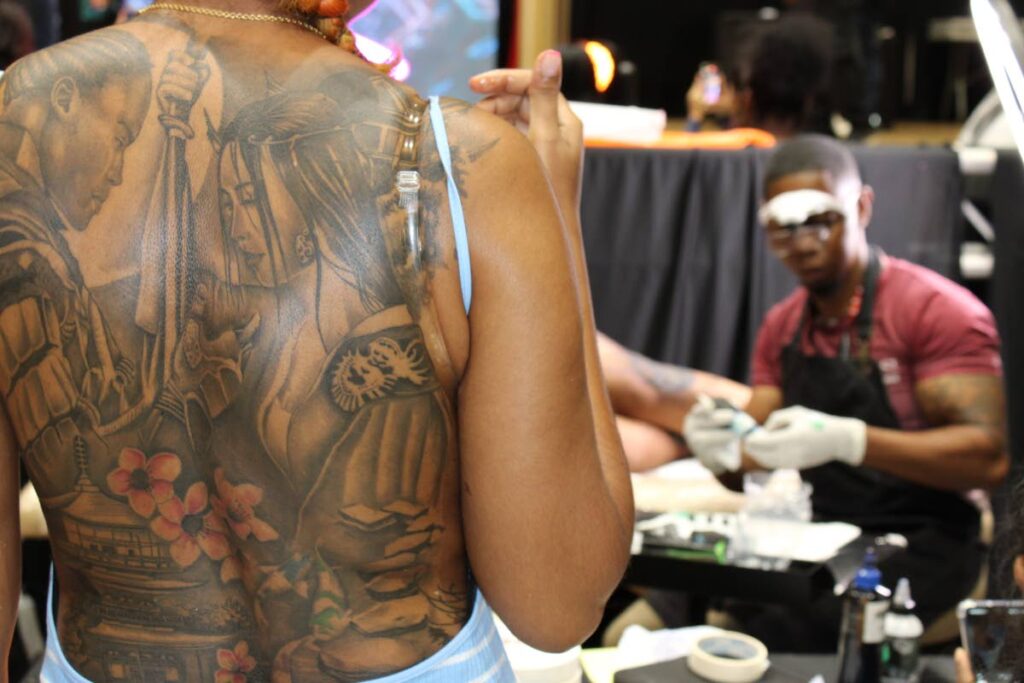Over 300 tattoos were done over the weekend at the TT Tattoo Fest. - Grevic Alvarado