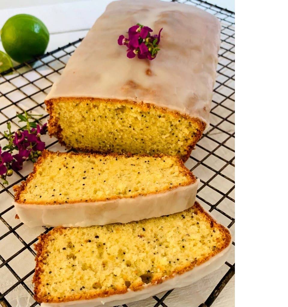 Lime  poppy seed cake - 