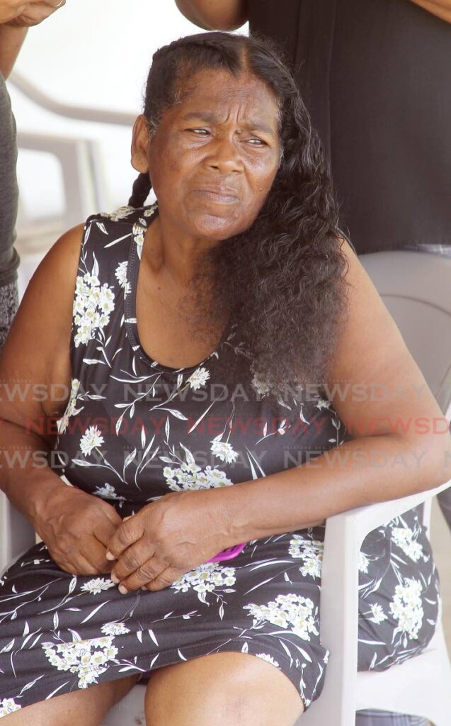 Christine  Lane Ramkissoon, mother of  Massy Energy employee Allan Lane Ramkissoon at their Barrackpore home. Allan died from burns sustained on a job at NiQuan plant in Pointe-a-Pierre on June  15. - Lincoln Holder
