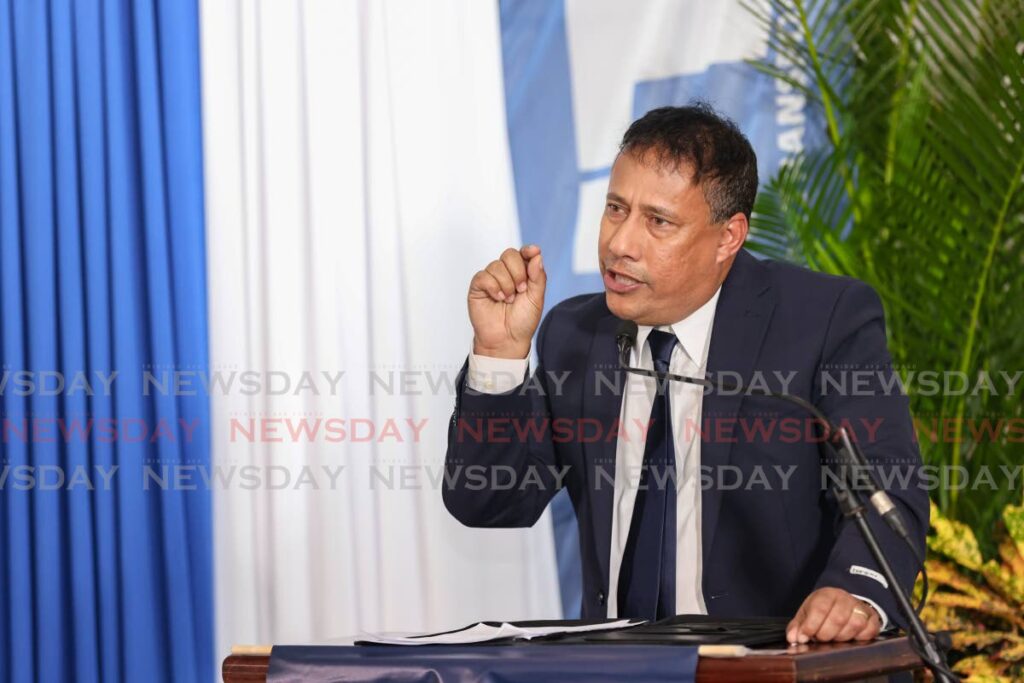 Political leader of the National Transformation Alliance (NTA) Gary Griffith at the party's introduction of its Local Government Candidates, Queen's Park Cricket Club, Queen's Park Oval, Woodbrook on June 26 - Jeff K. Mayers