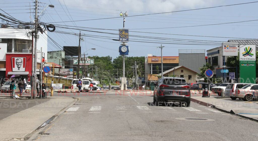The  central business district along the main road in Point Fortin. The borough's Fanny Village has attracted five candidates for the August 14 local government elections. - Angelo Marcelle