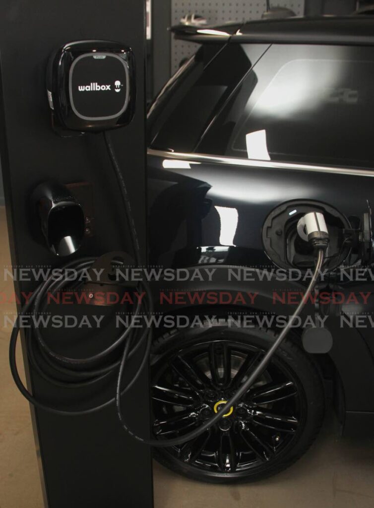 A wallbox electrical system used to charge a Mini Cooper SE. - File photo/Roger Jacob