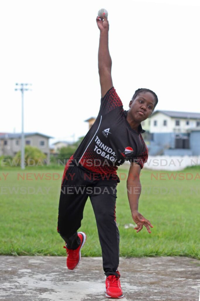 FILE PHOTO: TT women's Under-19 cricketer Djenaba Joseph. - 