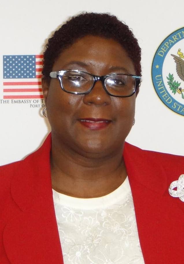 Justice Betsy Ann Lambert-Peterson. - Photo from US Embassy's Twitter page - 