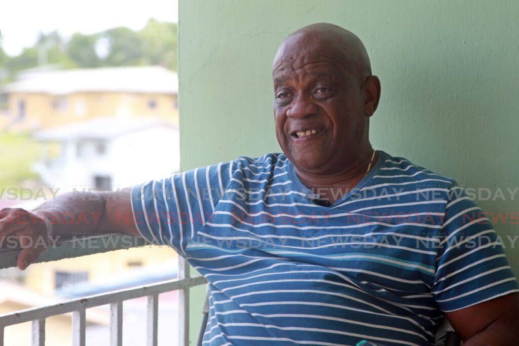 Richards Osbourne father of Colleen Osbourne  who was among four charged for the 2009 kidnapping of Saada Singh. Colleen died in a vehicular accident  south bound on the Uriah Butler highway near Caroni. - Photo by Lincoln Holder