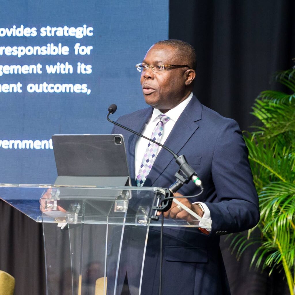 Isaac Solomon , VP operations, Caribbean Development Bank. - 