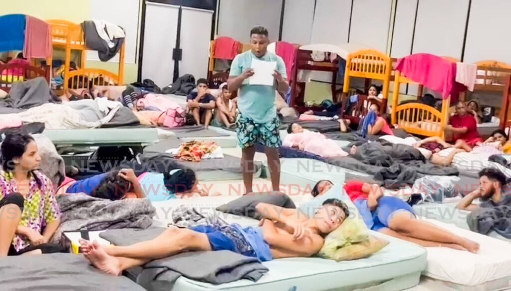 Detained Venezuelans apologise after putting on a fashion show in  Heliport in Chaguaramas. - Grevic Alvarado