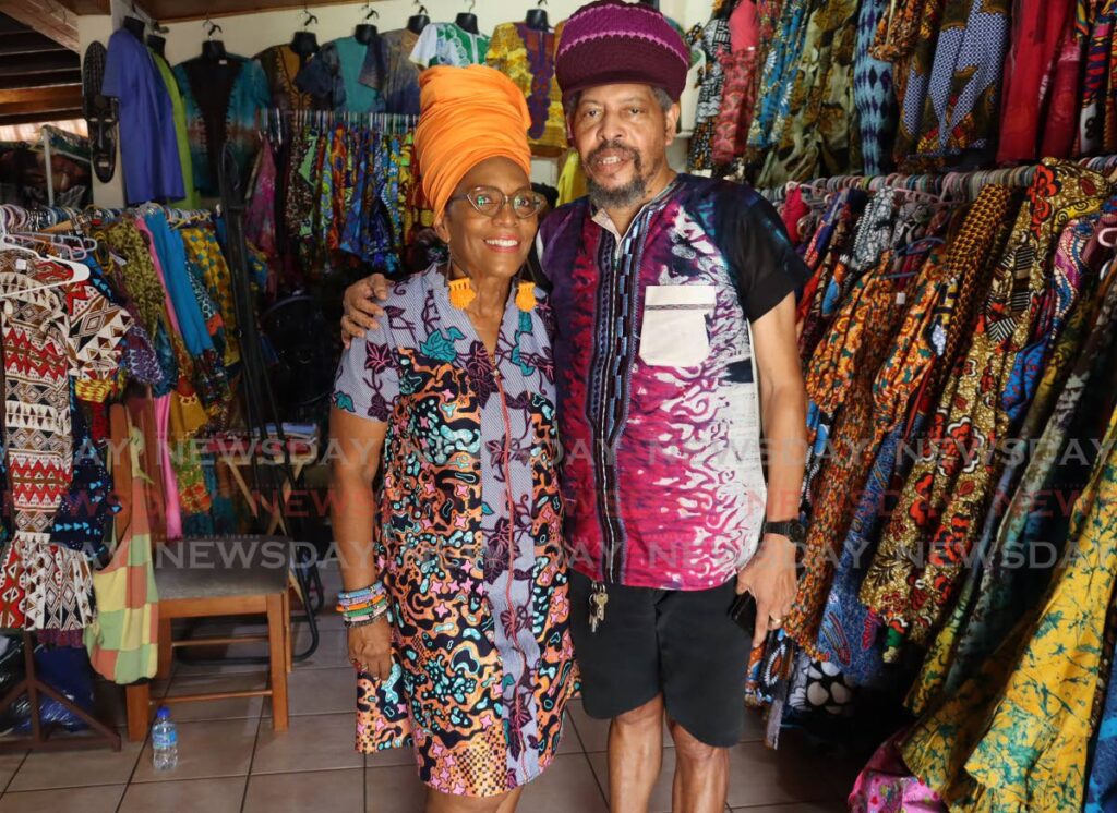 Carol Mandela and her husband Karega. - ROGER JACOB
