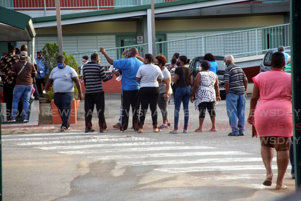 A file photo of voters at Febeau Government Primary School in San Juan. - 