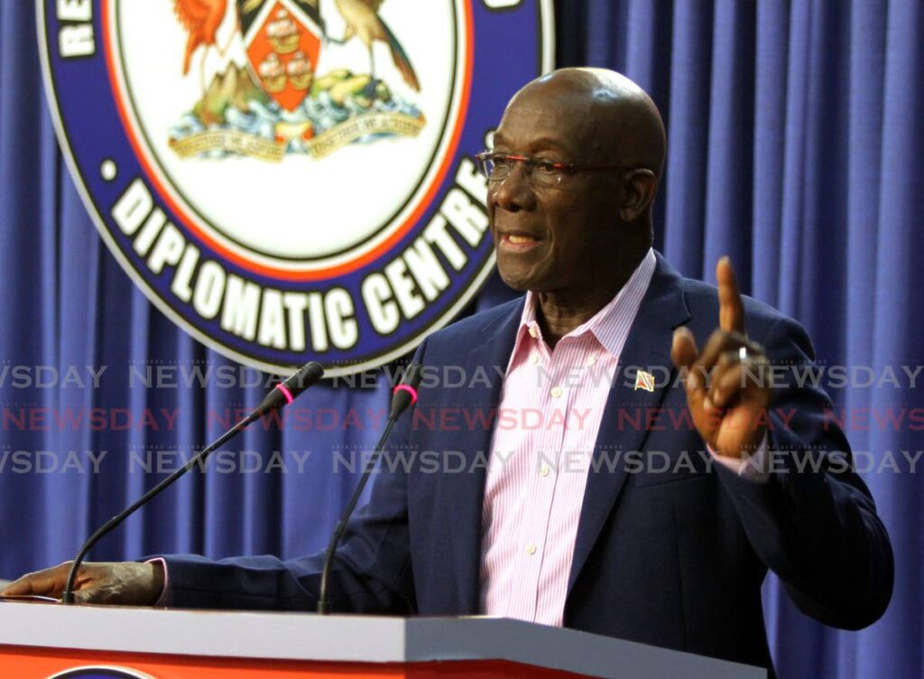 Prime Minister Dr Keith Rowley - 