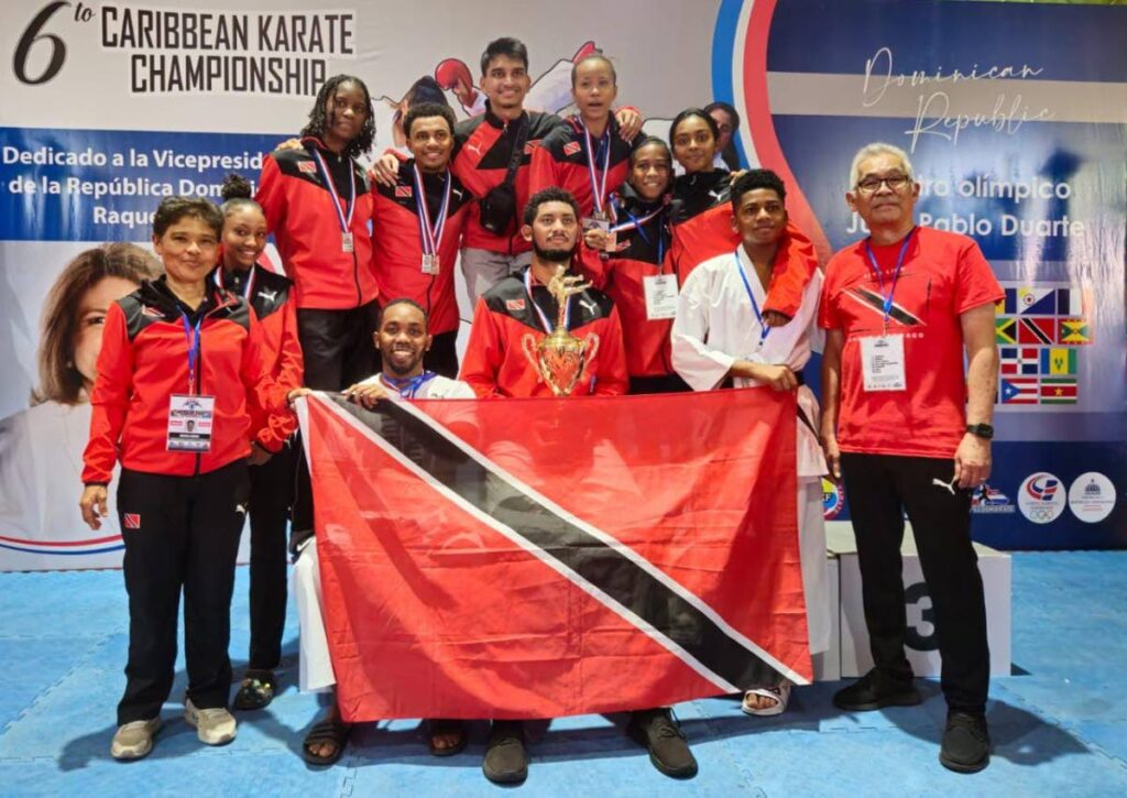 Team TTO placed third, earning eight medals at the 2023 Caribbean Karate Championship in the Dominican Republic.  - 