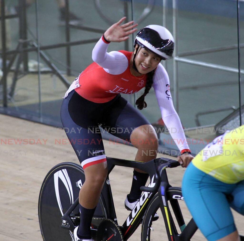 Makaira Wallace at the National Cycling Velodrome. FILE PHOTO/LINCOLN HOLDER - 