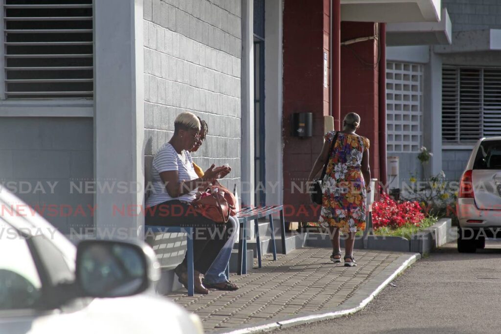 Voters at Ste Madeleine Government Primary School during the local government elections on Monday. - Lincoln Holder